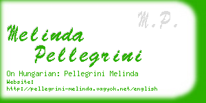 melinda pellegrini business card